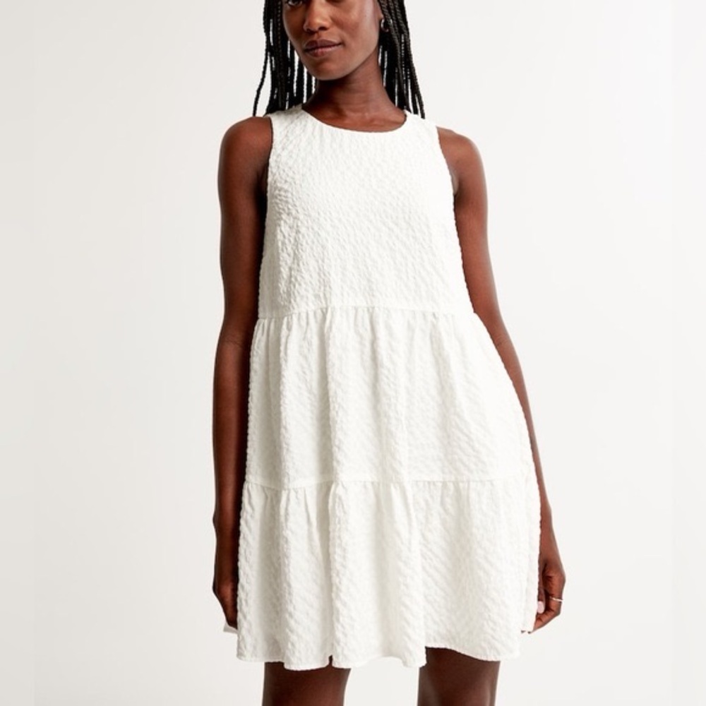 Abercrombie & Fitch White Mini Dress
